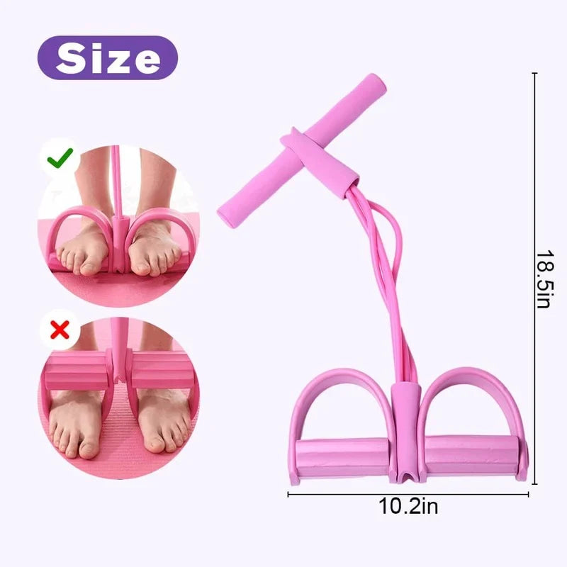 4-Tube Pedal Resistance Band(Free Shipping)